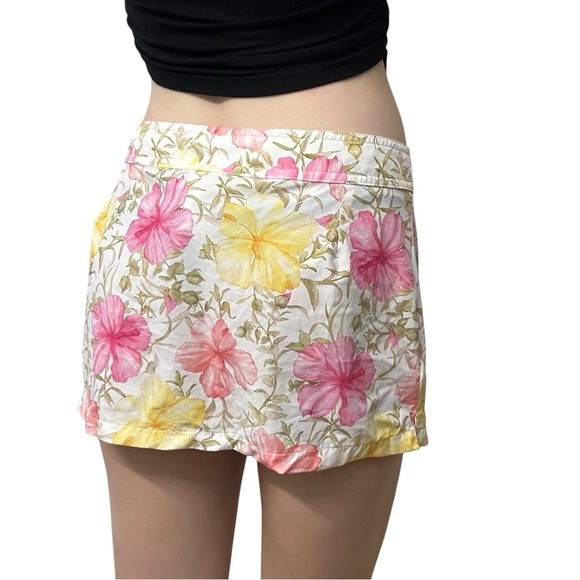 LoveShackFancy x Hurley Skirt Mini Floral Y2K Size Medium - Picture 2 of 7